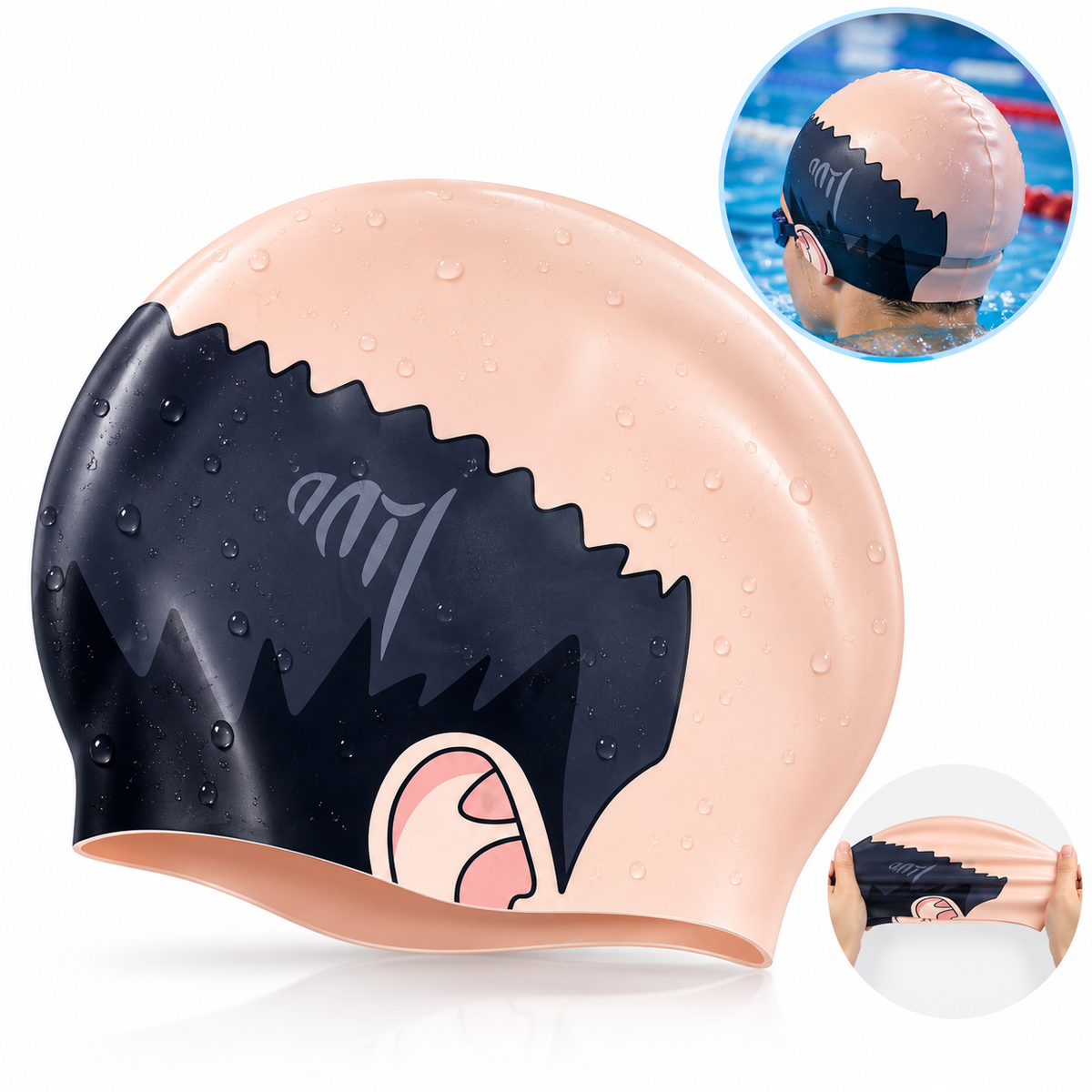 Bald Head Swim Cap