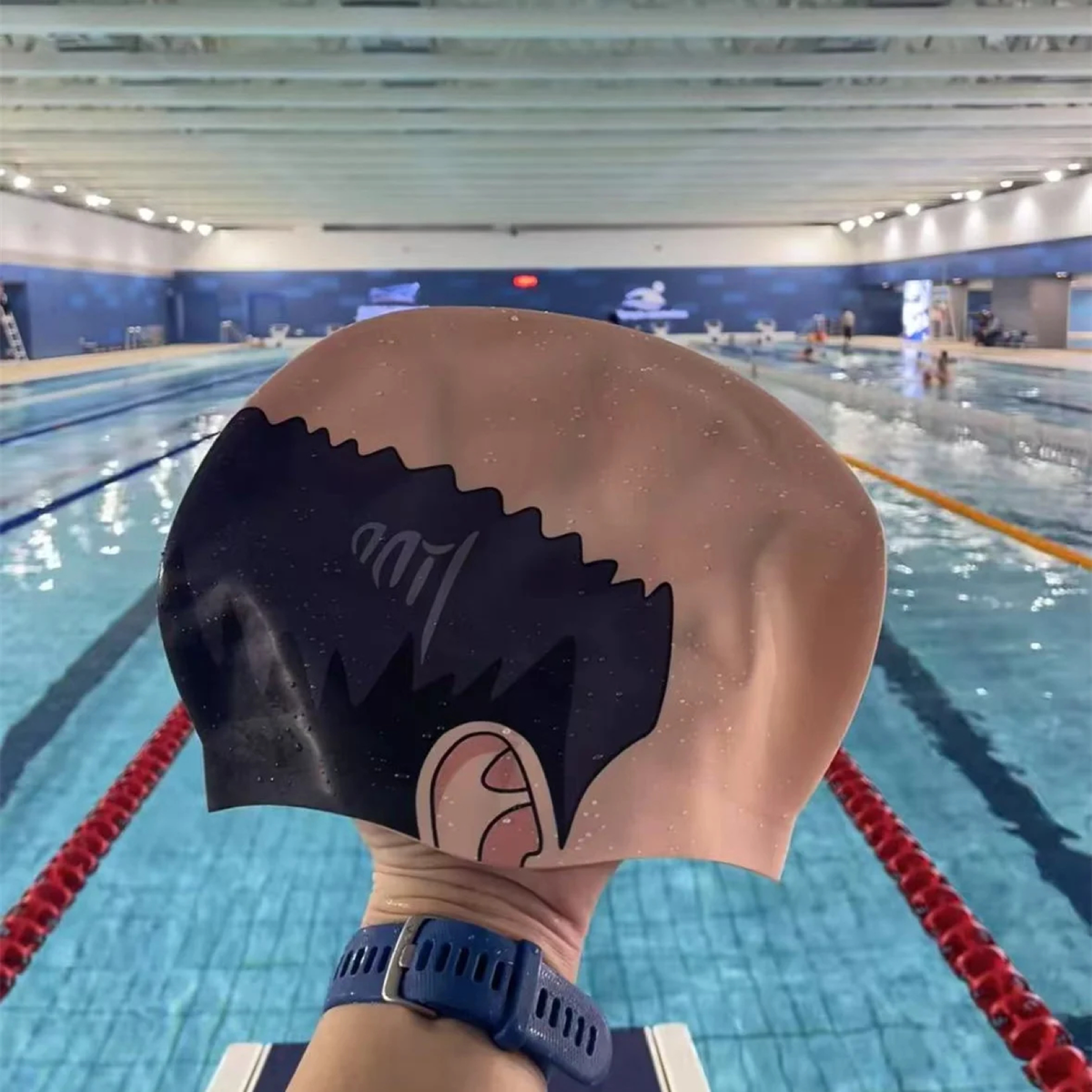 Bald Head Swim Cap