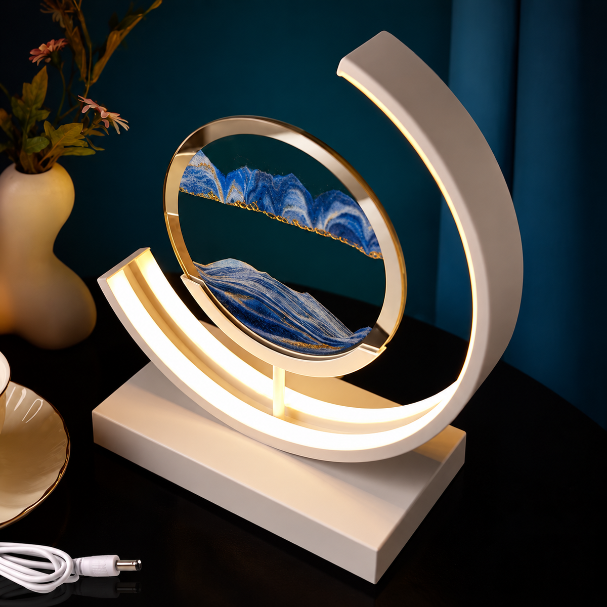Moving Sand Art Lamp