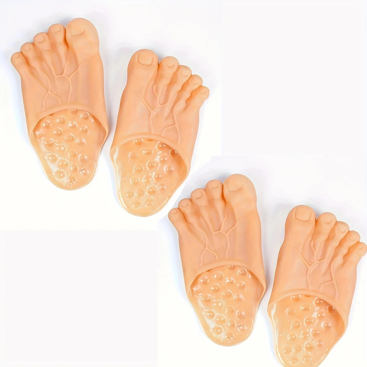 Giant Barefoot Slippers