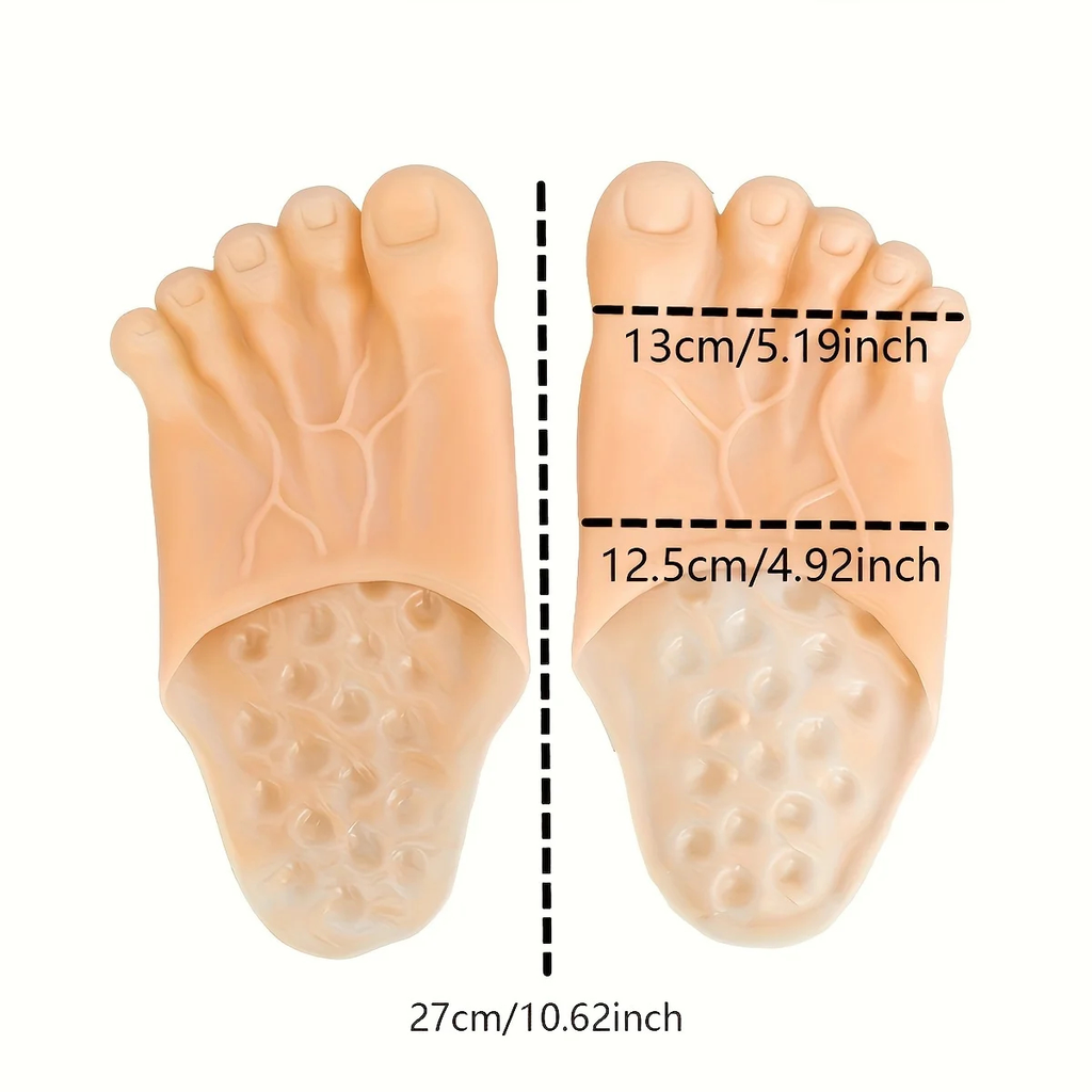 Giant Barefoot Slippers